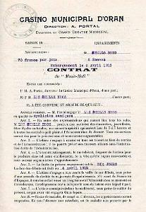 Oran documents divers 1163